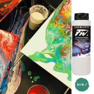 Tips for mixing Daler Rowney FW Pouring Mediums & Inks