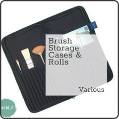 Paintbrush Case - Black with a Zip ☆ A Must Have ☆