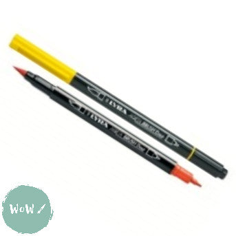 Lyra Aquabrush Duo Water- based Twin tip brush pens – WoW Art Supplies