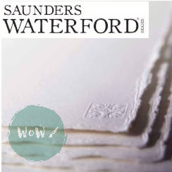 Saunders waterford watercolour paper sheets 100% cotton artists 190 300  640gsm