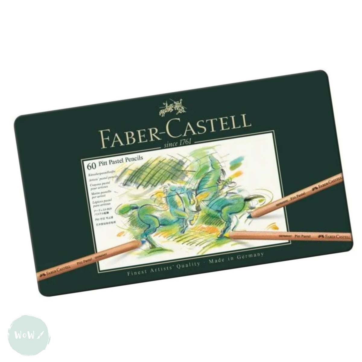 Pastel Pencil Sets - Faber Castell - PITT – Tin of 60 - ONE THIRD