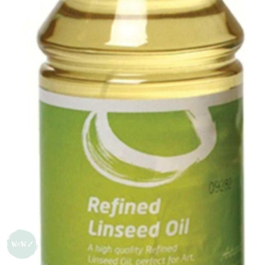 Oil Painting Oils Refined Linseed Oil 500ml WoW Art Supplies