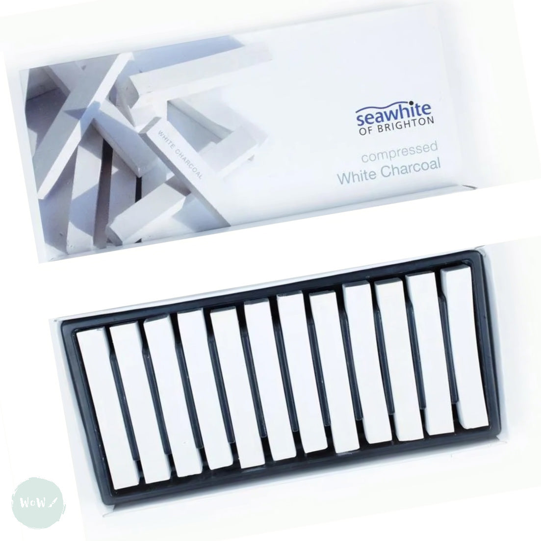 HA SHI Charcoal Sticks for Professional Artists, Square Non-Toxic