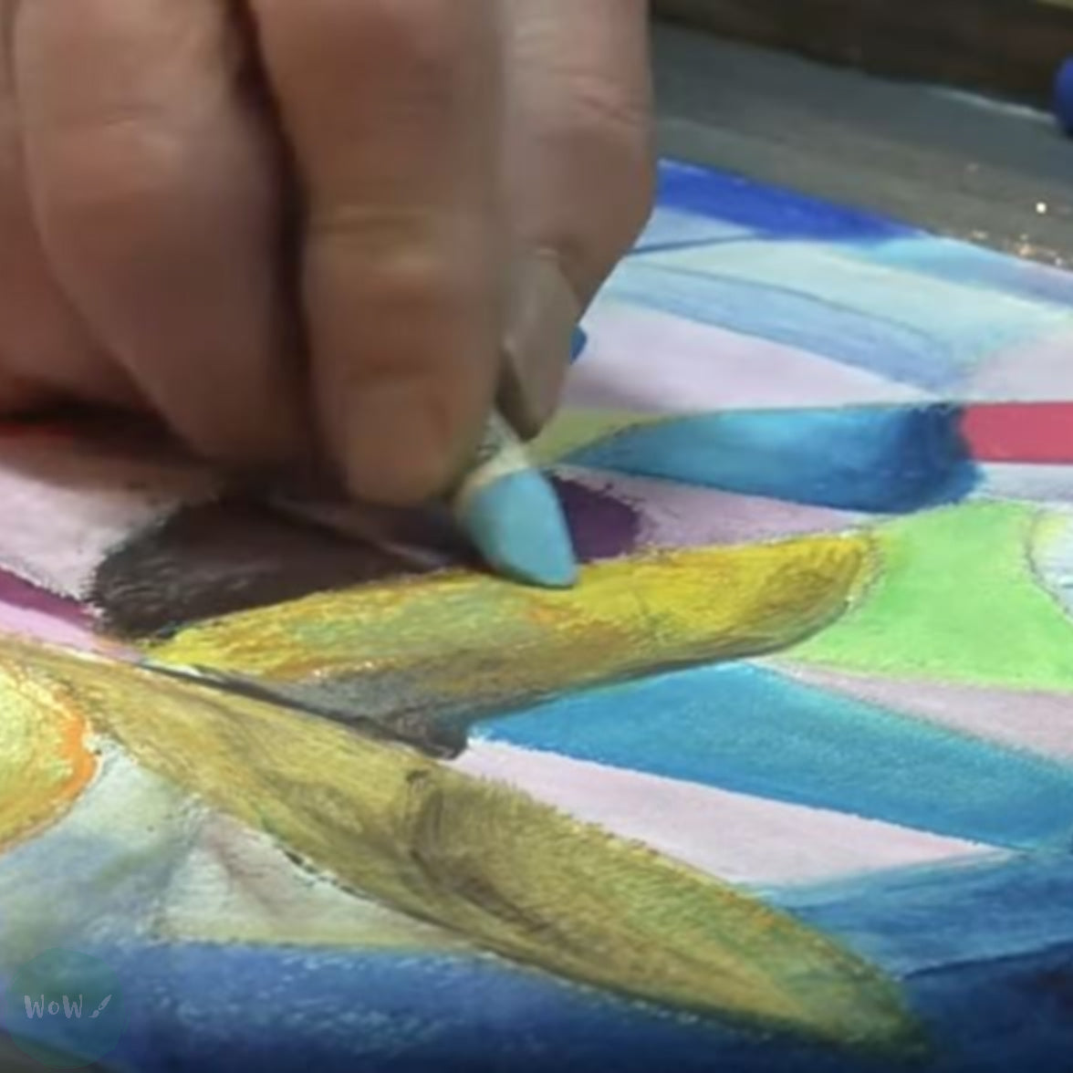 Sennelier Pastello A Olio – Tonalità 'Azure Blue' – Qualità Artista Dal 1949 – Consistenza Cremosa E Alta Concentrazione Di Pigmenti