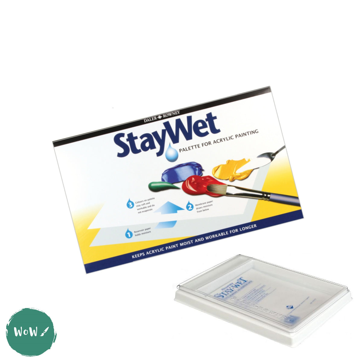 DALER ROWNEY - STAY-WET PALETTE - SMALL