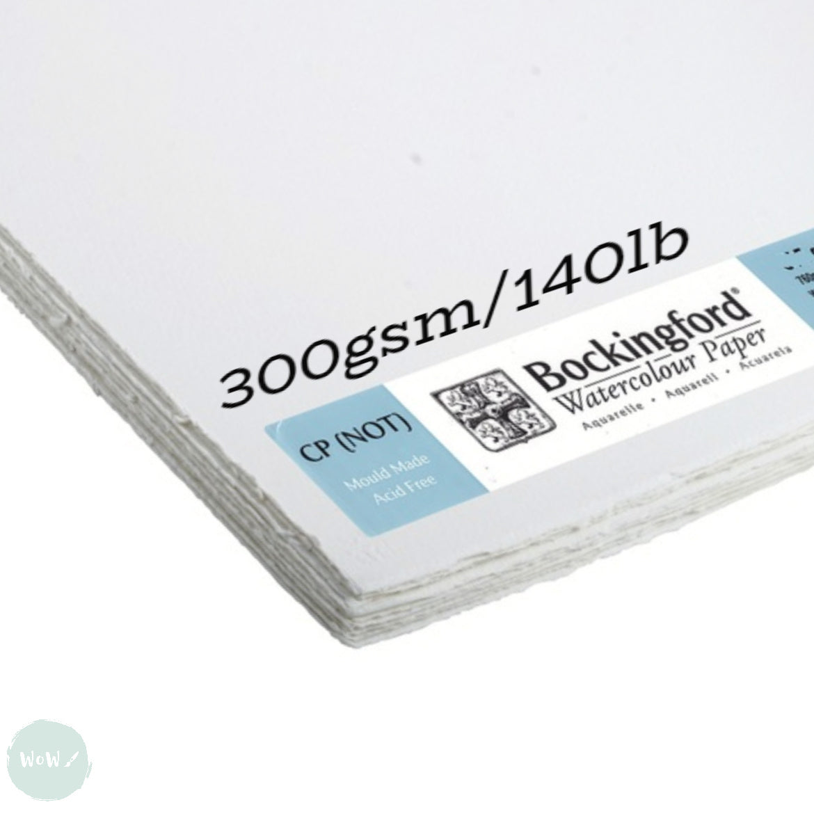 Bockingford Watercolour Paper Block Cold Pressed (NOT) 300gsm 12 Sheets