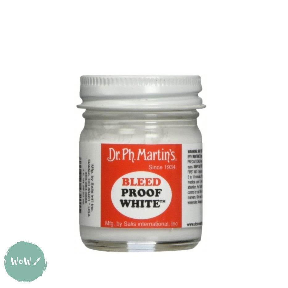 Dr. Ph. Martins Art Medium Bleed Proof White (30ml)