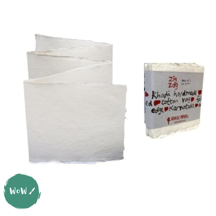 Khadi ZigZag Folded Paper Pack