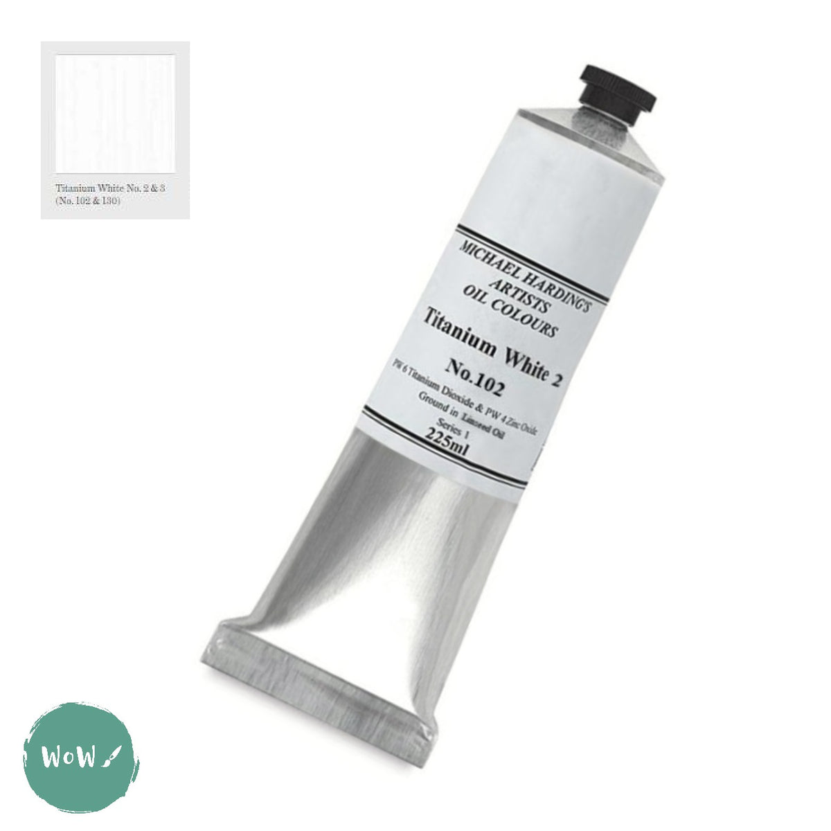 Departments - Michael Harding Artists Oil Colour 225ml Titanium White 2 (Linseed