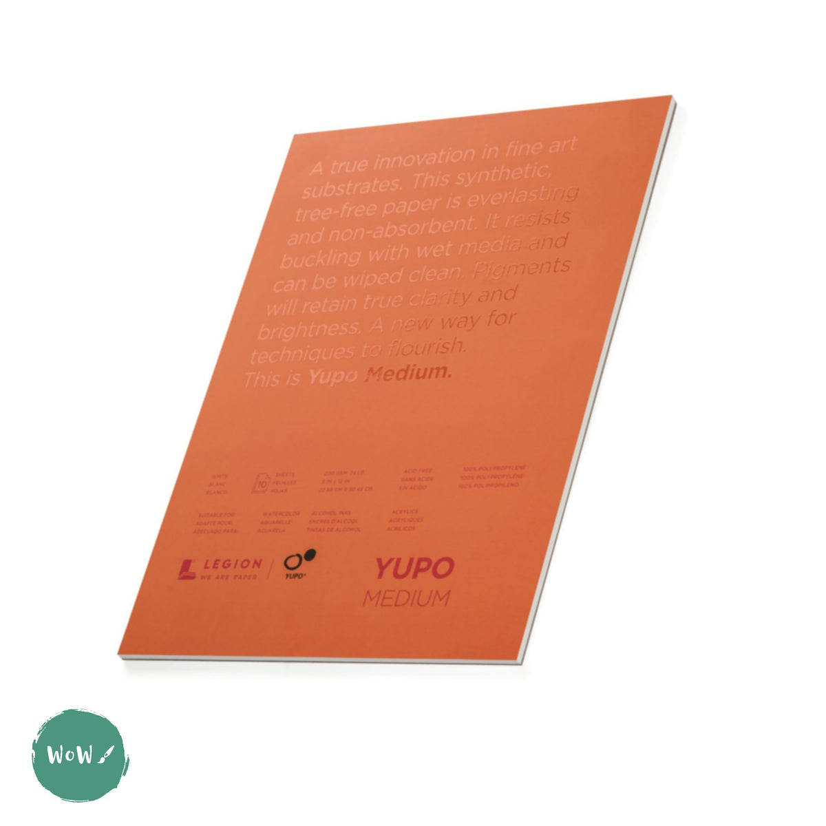 Yupo Paper White (10 sheets per pack) - A4 8.3 x 11.7 inches 