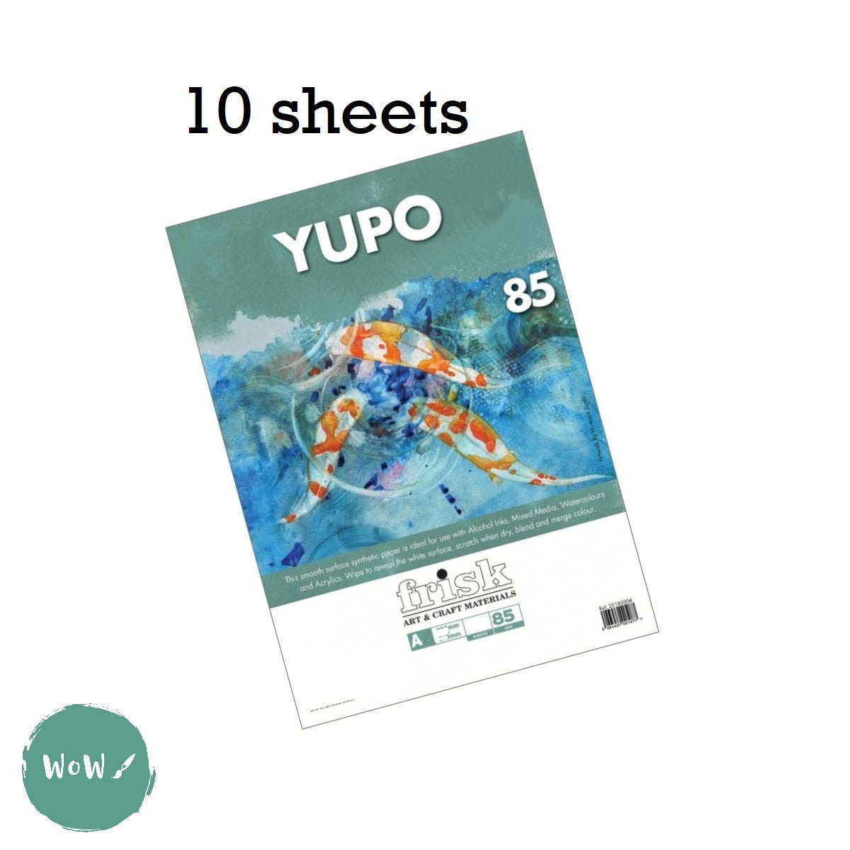 Yupo - FRISK - 85gsm- A3 - Pack of 10 loose sheets – WoW Art Supplies