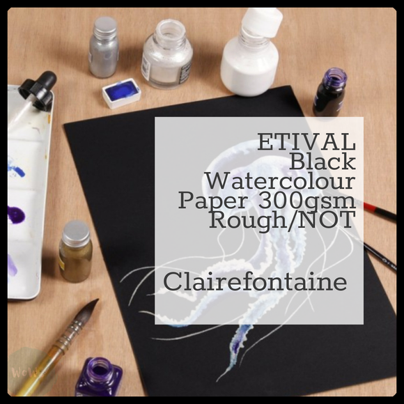 Watercolour Paper Pads - Black