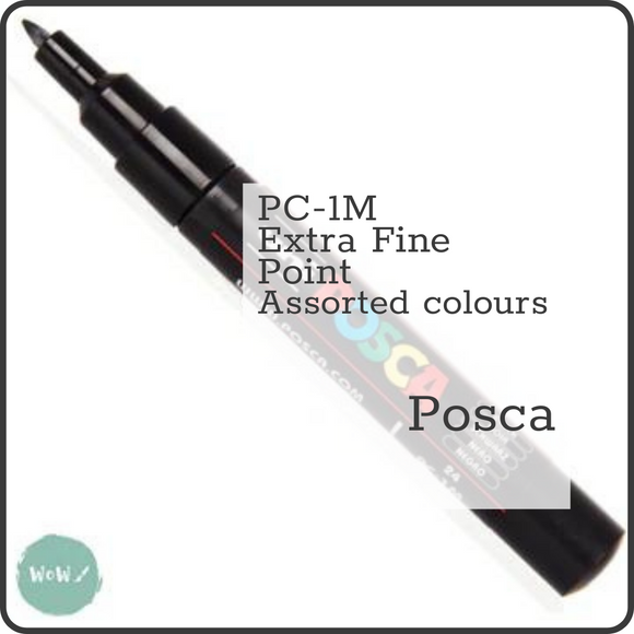 PAINT MARKER - POSCA - PC-1M Extra Fine Bullet Tip - SINGLES