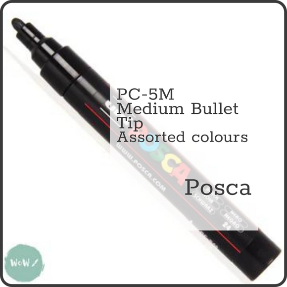 PAINT MARKER - POSCA - PC-5M Medium Bullet Tip - SINGLES