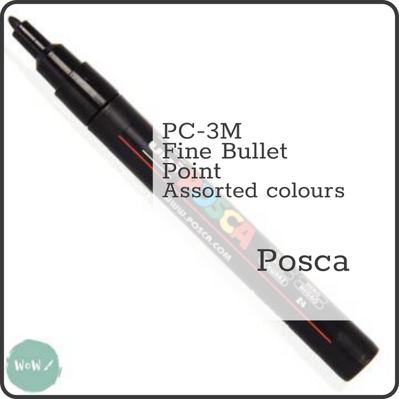 PAINT MARKER - POSCA - PC-3M Fine Bullet Tip - SINGLES