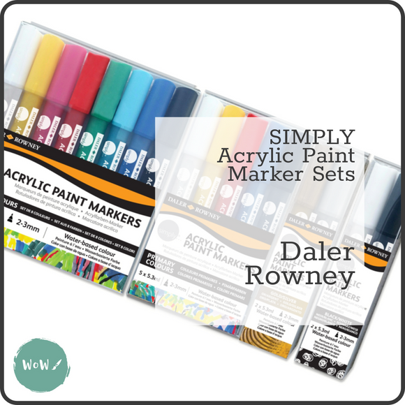 PAINT MARKER - Daler Rowney SIMPLY - Acrylic Marker Sets