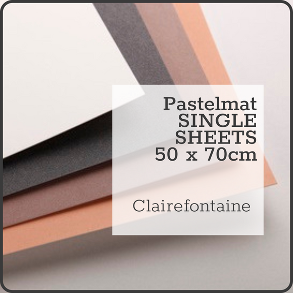 Clairefontaine - PASTELMAT - 360gsm -SINGLE SHEETS - 50 x 70 cm
