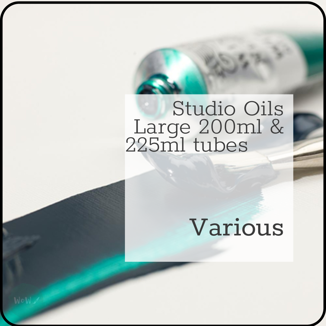 OIL PAINT - Large Tubes - STUDIO QUALITY – WoW Art Supplies
