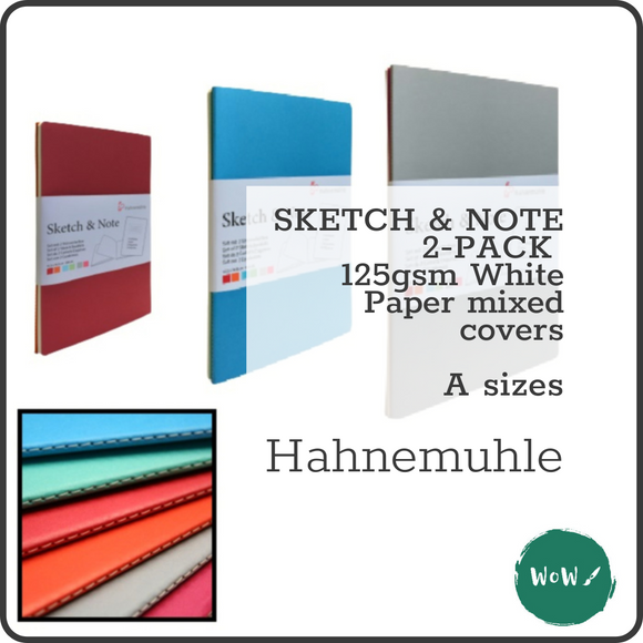 Softback Sketchbook - Hahnemuhle SKETCH & NOTE - PACK OF 2