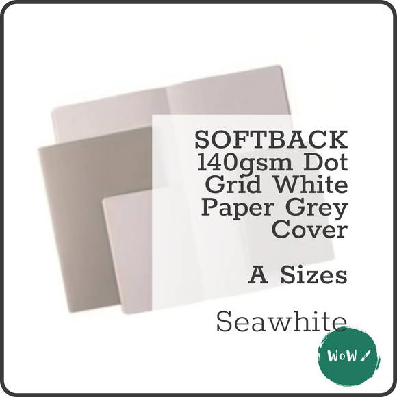 SOFTBACK SKETCHBOOK -  140 gsm DOT GRID WHITE paper