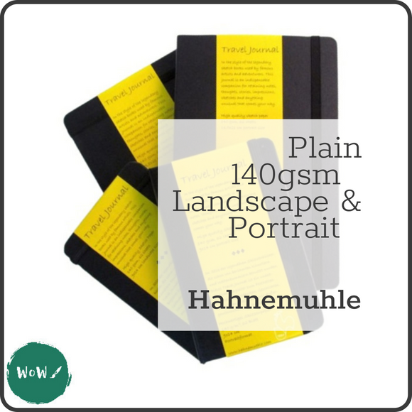 TRAVEL JOURNALS - PLAIN PAPER - Hahnemuhle - 140gsm - Portrait & Landscape