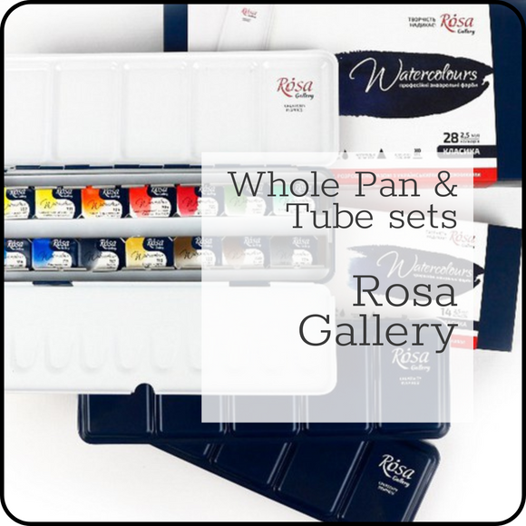 Watercolour Paint Sets - ROSA CLASSIC - Whole Pan & Tubes