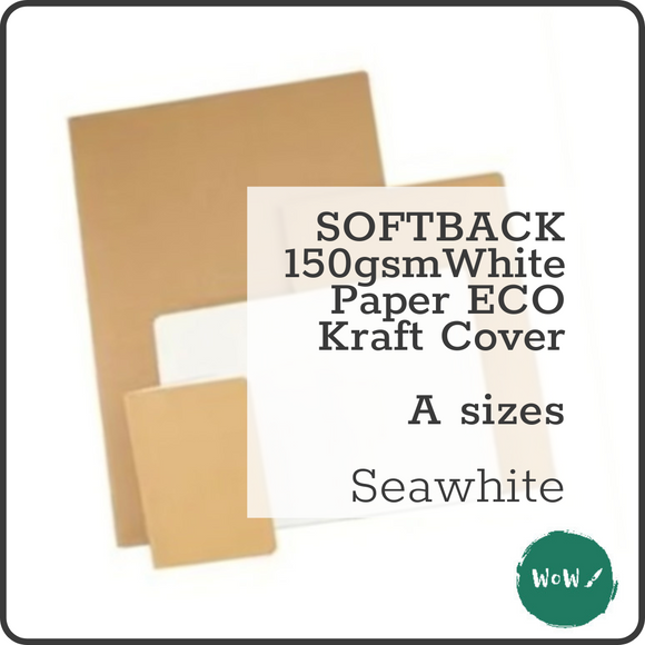 SOFTBACK SKETCHBOOK - ECO 150 gsm WHITE paper -