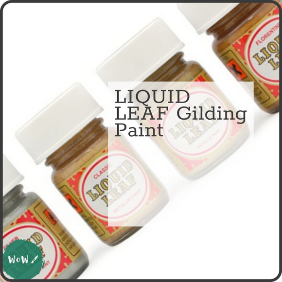 Gilding- Paint LIQUID LEAF 30ml bottle, range of colours
