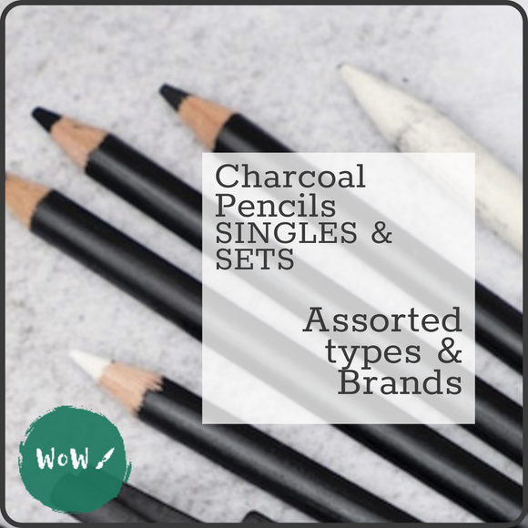 Charcoal Pencils Singles & Sets