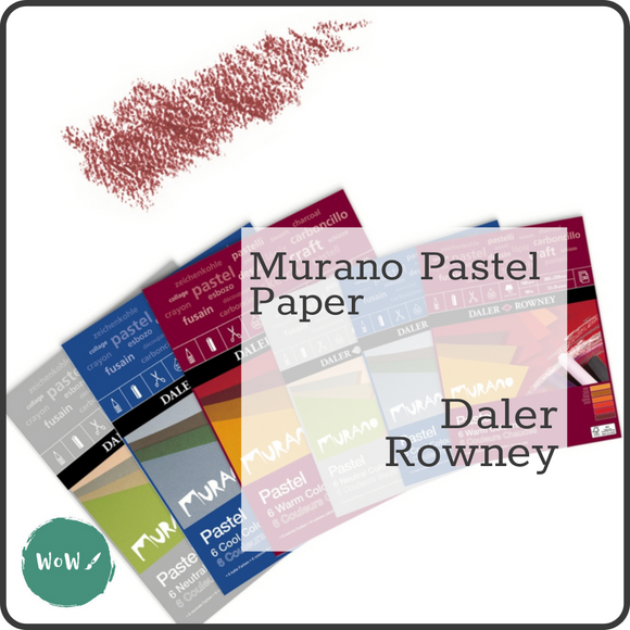 Daler Rowney MURANO Pastel Paper Pads - Various shades & sizes