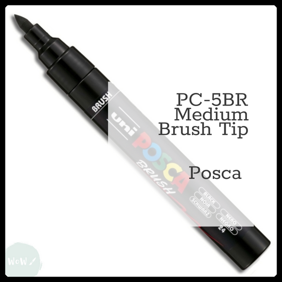 PAINT MARKER - POSCA - Brush Tip - PC-5BR