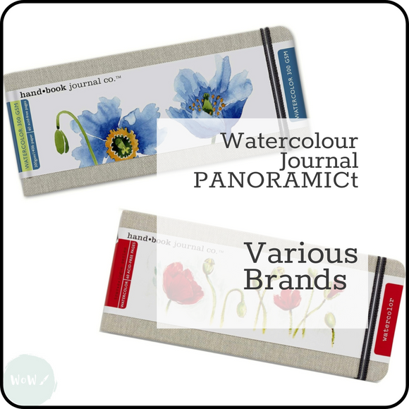 Hardback Watercolour Paper Book - TRAVEL JOURNAL - PANORAMIC