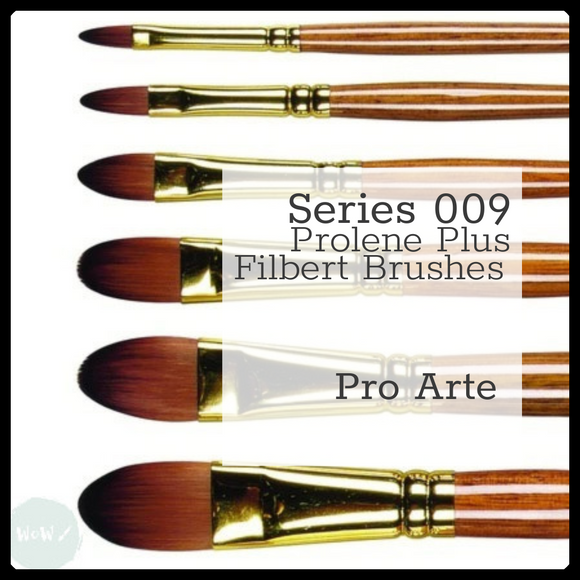 Pro Arte Series 009 Prolene Plus Filbert Brush