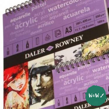 Daler Rowney Optima Mixed Media Artboard & Spiral Bound Paper Pads