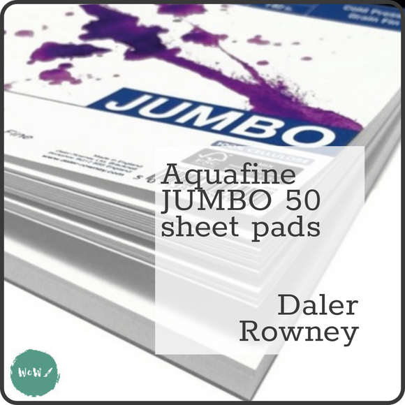 Daler Rowney Aquafine Jumbo watercolour pads a3 & A4