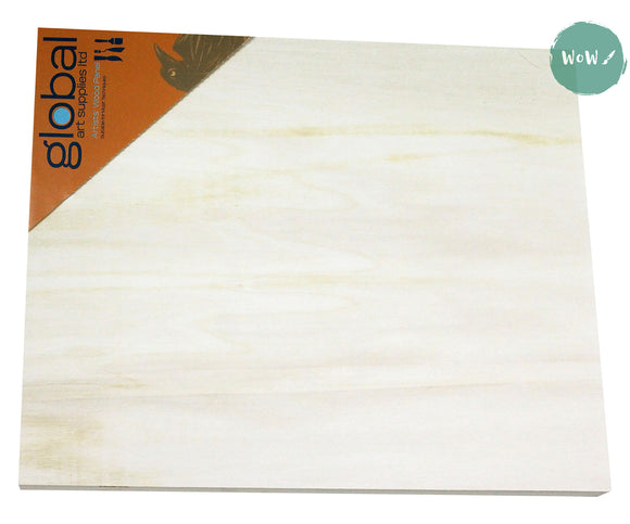 Painting Panel- Natural Wood, 18mm thick UNPRIMED (Orange label)