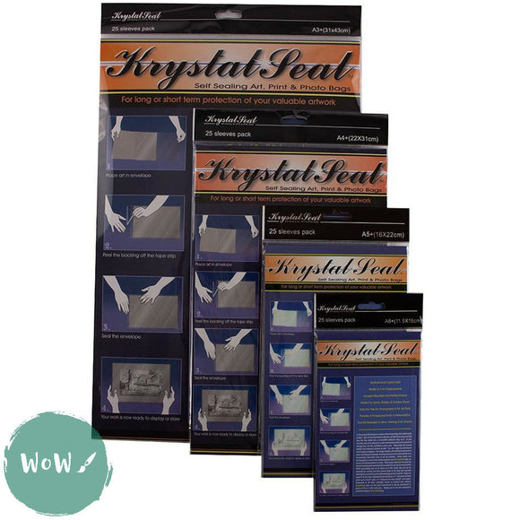 Krystal Seal Art, Print & Photo storage bags