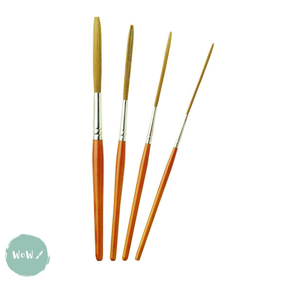Pro Arte Series 9 Prolene Liner Brushes- Assorted sizes
