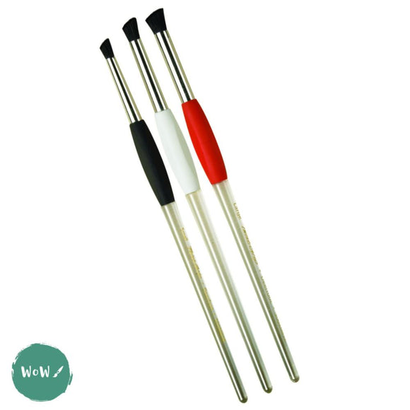 Pro Arte Twistgrip Brushes - DEERFOOT STIPPLERS Small, Medium & Large