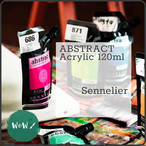 ACRYLIC PAINT COLOURS - Sennelier ABSTRACT 120ml Pouches