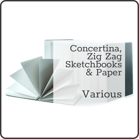 Concertina, Zig-Zag Sketchbooks & Paper