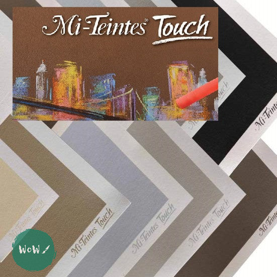 Canson Mi-Tientes Touch Sanded Pastel 350gsm sheets 50 x 65 cm