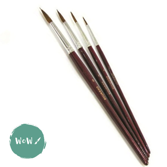 Watercolour Brushes- Soft Squirrel Hair- Assorted sizes & set