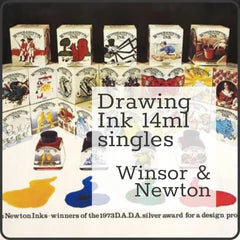 INK - Winsor & Newton DRAWING INK 14ml Assorted Colours