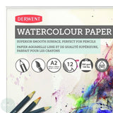 WATERCOLOUR PAPER PAD - Derwent - 300 gsm - SMOOTH SURFACE - A2