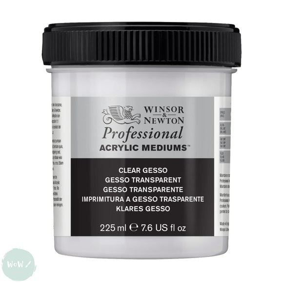 SURFACE PREPARATION - Winsor & Newton PROFESSIONAL -  CLEAR - Gesso Primer -   225 ml