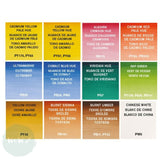 Watercolour Paint Sets - Winsor & Newton COTMAN – FIELD BOX - 12 x Half Pans, Sponge & Brush