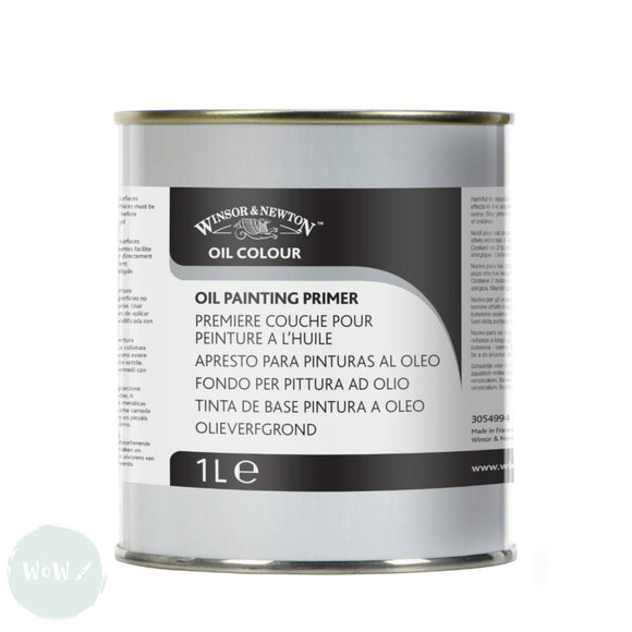 SURFACE PREPARATION – OIL BASED - Oil Painting Primer - Winsor & Newton - 1000ml (1 Litre)