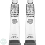 OIL PAINT – Winsor & Newton WINTON – 200ml Tube - Titanium White TWIN PACK