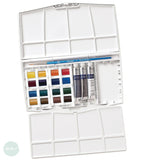 Watercolour Sets - Winsor & Newton COTMAN - Mixed Travel set – 16 x Half Pan & 3 x 8ml Tubes